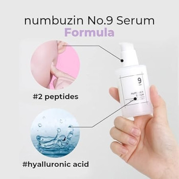Numbuzin No.9 Secret Firming Serum Peptide, Wrinkle Care, Aging Skin, Niacinamide, Hyaluronic Acid Korean Skin Care For Face, 50 ml