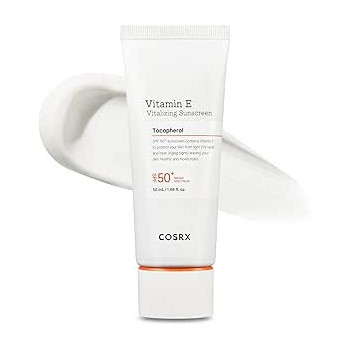 Cosrx Vitamin E Vitalizing Sunscreen Spf 50+ Broad Spectrum, 50 ml