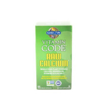 Garden Of Life Raw Calcium Supplement, Vitamin Code Made From Whole Foods With Magnesium, K2, Vitamin D3 And Vitamin C Plus Probiotics For Digestion, 60 Capsules