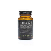 Kiki Health Brain, Heart, Liver, Vision Krill Oil, 30 Capsules