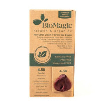 Biomagic Hair Colour Cream 4/58 Red Violet, 60Ml