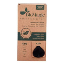 Biomagic Hair Colour Cream 4/00 Brown, 60Ml