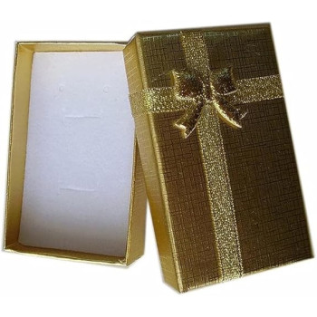 Gift Box 24X10X7 Cm Cardboard,Empty Large Gift Box For Women Surprise, Gift Card Boxes with Ribbons Foldable For Christmas, Valentines, Wedding Gifts Packaging