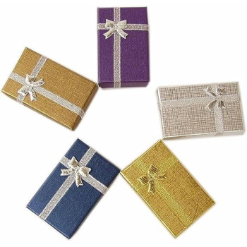Gift Box 24X10X7 Cm Cardboard,Empty Large Gift Box For Women Surprise, Gift Card Boxes with Ribbons Foldable For Christmas, Valentines, Wedding Gifts Packaging