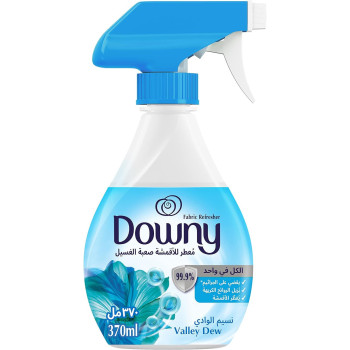 Downy Fabric Refresher, Valley Dew, Antibacterial, Virus Removal Spray, 370 ml Spray Bottle