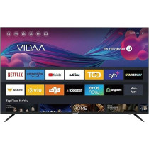 Videocon 55 Inch Edgeless 4K Uhd Smart TV With Bluetooth, Voice Mouse And Dolby Audio 2024, E55ELVD1100, Black