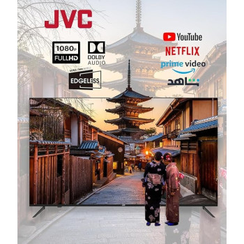 JVC 43 Inch Edgeless Full Hd Android 14 Smart Tv With Bluetooth, Dolby Audio LT-43N5105