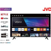 JVC 50-Inch Edgeless 4K Uhd Smart Tv, 2024 New Model With Voice Air Mouse, Bluetooth And Dolby Audio, LT-50N7105V, Black