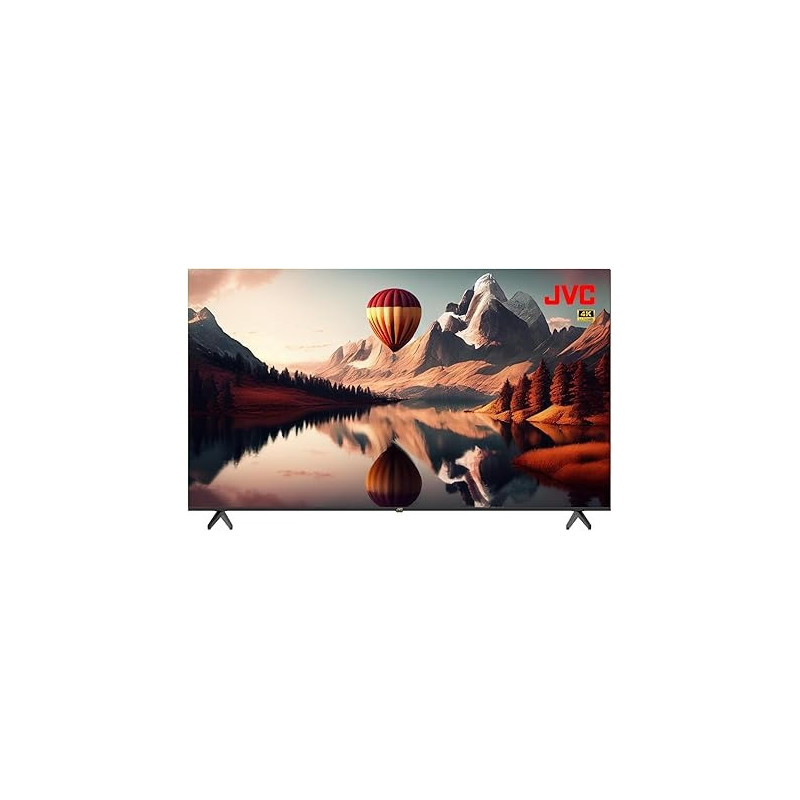 JVC 55-inch Edgeless 4K UHD Smart TV - 2024 New Model with Voice Air Mouse, Bluetooth and Dolby Audio, LT-55N775V