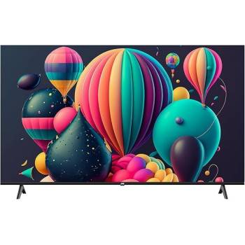 JVC 75 Inch 4K UHD Qled Edgeless Smart Tv With Voice Mouse, Bluetooth And Dolby, LT-75NQ7155, Black