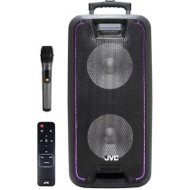 JVC Battery Powered Trolley Speaker With Wireless Mic, XS-N518PB