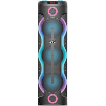 JVC Portable Bluetooth Party Speaker With 2000W Pmpo Output, 6-Hour Battery Backup, Sound-Sensitive Led Lights And Portable Microphone, XS-N6123PB