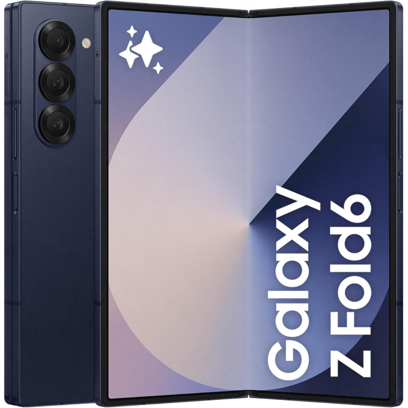 SAMSUNG Galaxy Z Fold6, AI Phone, 12GB RAM, 512GB Storage, Navy, UAE Version 1 Year Samsung Warranty