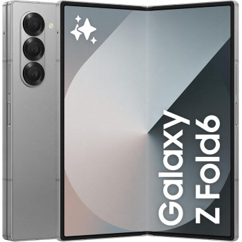 SAMSUNG Galaxy Z Fold6, AI Phone, 12GB RAM, 512GB Storage, Silver Shadow, UAE Version 1 Year Samsung Warranty