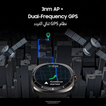 SAMSUNG Galaxy Watch Ultra Smartwatch, Titanium Silver, 47mm, LTE, Health Monitoring, Fitness Tracker