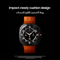 SAMSUNG Galaxy Watch Ultra Smartwatch, Titanium Silver, 47mm, LTE, Health Monitoring, Fitness Tracker