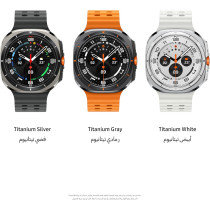 SAMSUNG Galaxy Watch Ultra Smartwatch, Titanium Silver, 47mm, LTE, Health Monitoring, Fitness Tracker