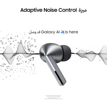 SAMSUNG Galaxy Buds3 Pro, White, Wireless Bluetooth Earbuds with Adaptive: Noise Control, Hi-Fi Sound, 360 Audio 1 Year Samsung Warranty