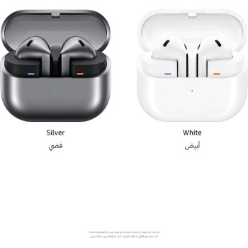 SAMSUNG Galaxy Buds3, White, Wireless Bluetooth Earbuds with Adaptive EQ/ANC, Hi-Fi Sound, 360 Audio