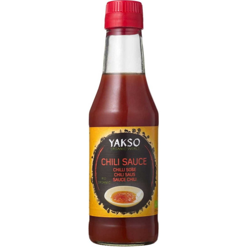Yakso Organic Chili Sauce Robust And Spicy Flavor, 240 ml