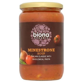 Biona Organic Minestrone Soup Ideal For A Quick Lunch Or Dinner, 680 Gram