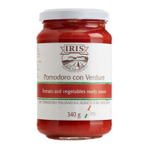 Iris Organic Tomato And Vegetable Ready Sauce, 340 Gram