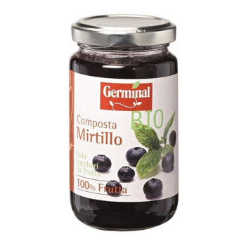Germinal Organic Blueberry Compote Quality And Preserve The Natural Taste And Nutrients, 200 Gram