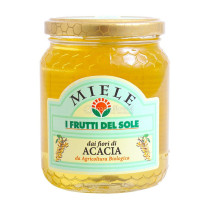 I Frutti Del Sole Organic Acacia Honey Ideal For Spreading On Toast, Drizzling Over Yogurt Or Oatmeal, Sweetening Tea, 500 Gram