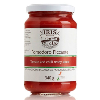 Iris Organic Tomato And Chili Ready Sauce, 340 Gram