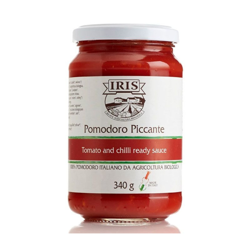 Iris Organic Tomato And Chili Ready Sauce, 340 Gram