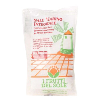 I Frutti Del Sole Organic Whole Sea Salt Beneficial For Overall Health And Well-Being, 1 Kg