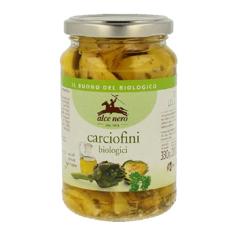 Alce Nero Organic Artichokes In Olive Oil, 330 Gram