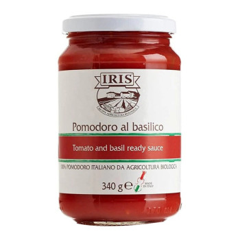 Iris Organic Tomato And Basil Ready Sauce, 340 Gram