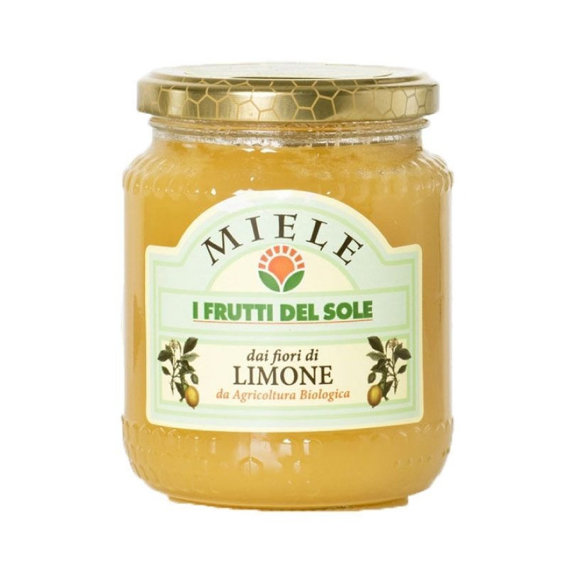 I Frutti Del Sole Organic Lemon Honey providing A Unique Blend Of Sweetness And Citrus Tang, 500 Gram