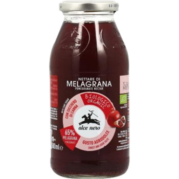 Alce Nero Organic Pomegranate Nectar Tangy And Slightly Sweet Flavor, 500 ml