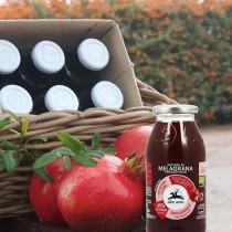 Alce Nero Organic Pomegranate Nectar Tangy And Slightly Sweet Flavor, 500 ml