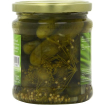 Bionova Organic Gherkins Sweet And Sour Providing A Balanced Sweet And Sour Flavor, 330 Gram