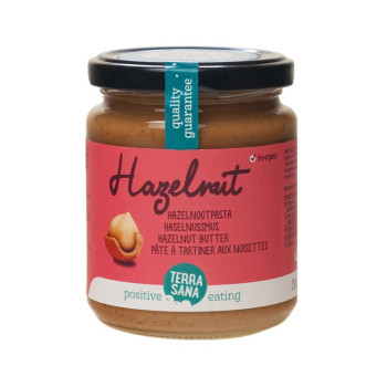 Terrasana Organic Hazelnut Butter Sweetness Naturally Present In The Nuts, 250 Gram
