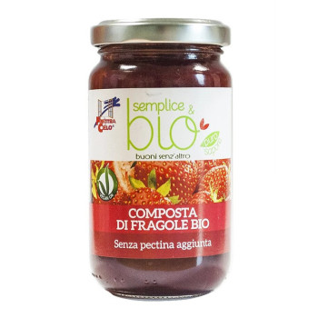 La Finestra Organic Strawberry Fruit Spread, 220 Gram