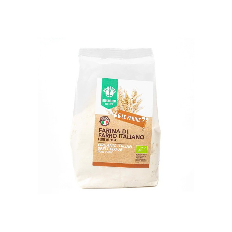 Probios Organic White Spelt Flour Higher Protein Content And A Broader Range Of Vitamins And Minerals, 500 Gram