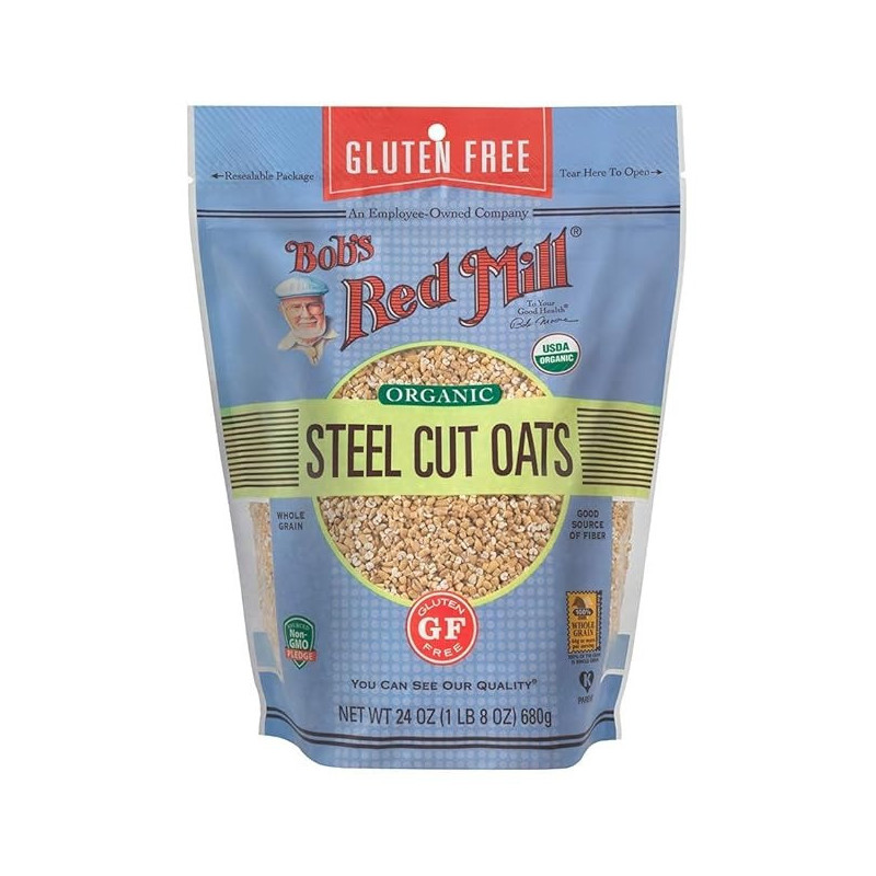 Bob'S Red Mill Gluten Free Whole Grain Steel Cut Oats, 680 Grams