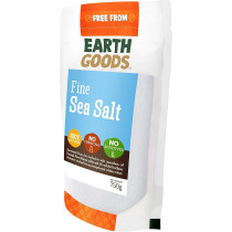 Earth Goods Free Form Organic Fine Sea Salt, 750 Grams