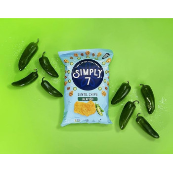 Bob'S Red Mill Simply7 Chips Lentil Jalapeno (12 x 103 Gram)