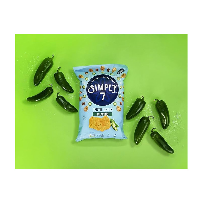 Bob'S Red Mill Simply7 Chips Lentil Jalapeno (12 x 103 Gram)