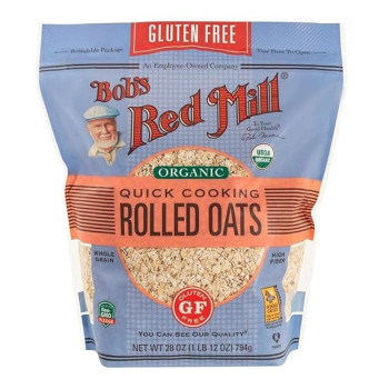 Bob'S Red Mill Gluten Free Quick Cooking Whole Grain Rolled Oats, 794 Grams