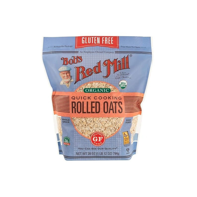 Bob'S Red Mill Gluten Free Quick Cooking Whole Grain Rolled Oats, 794 Grams