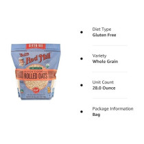 Bob'S Red Mill Gluten Free Quick Cooking Whole Grain Rolled Oats, 794 Grams