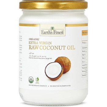 Earth'S Finest Organic Extra Virgin Coconut Oil, 500 ml