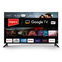 Impex Evoq 43 Inches Full HD Certified Google Led TV, 60 HZ, Black, 43S3RLC2