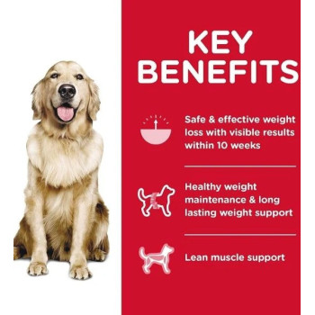 Hill's Science Plan Adult Perfect Weight Large Breed Dog Food with Chicken, 12kg